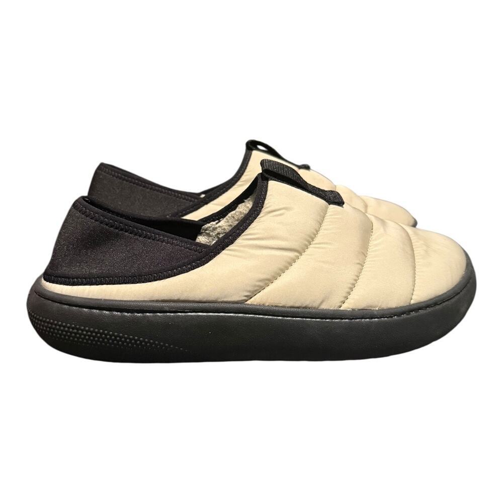 Crocs Classic Puff Moc Slippers Mens 10 Wmns 12 Moth Fleece Lined Casual Comfort - Picture 2 of 9